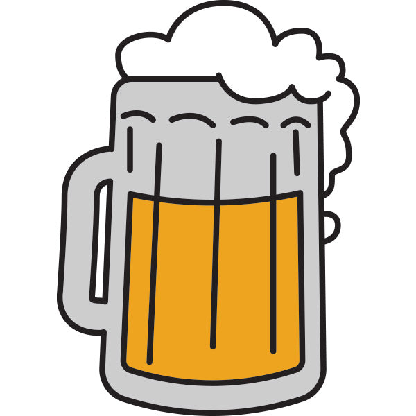 FAB121 - Cartoon Beer Mug