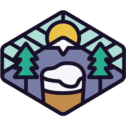 FAB128 - Mountain Beer Badge