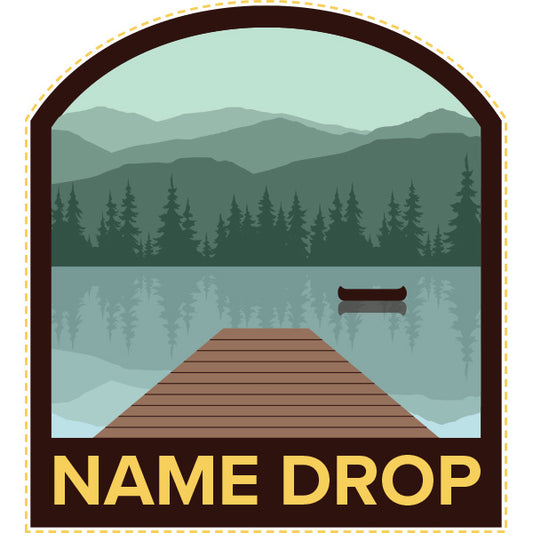 GRTO135 - Lake With Canoe Patch