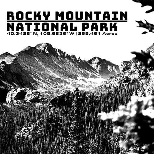 PARK238 - Rocky Mountain Raw Print
