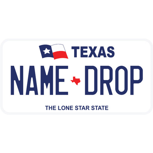 SLP143 - Texas License Plate