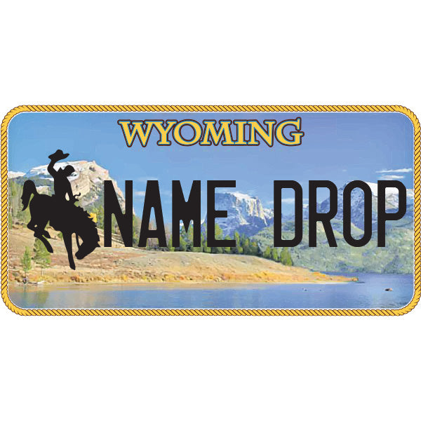 SLP151 - Wyoming License Plate