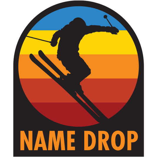 SPRT138 - Skier Badge (Bright)